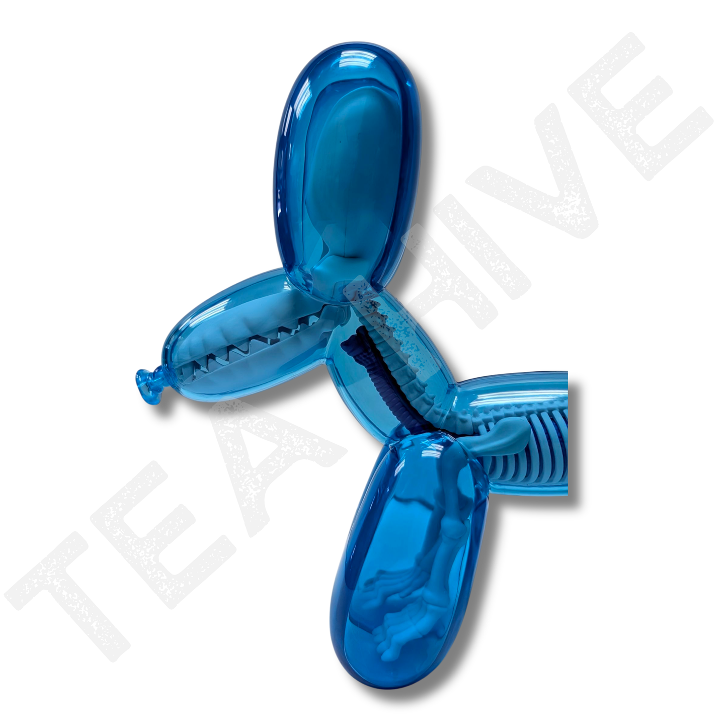 Funny Anatomy Balloon Dog (Sky Blue Edition) by Jason Freeny