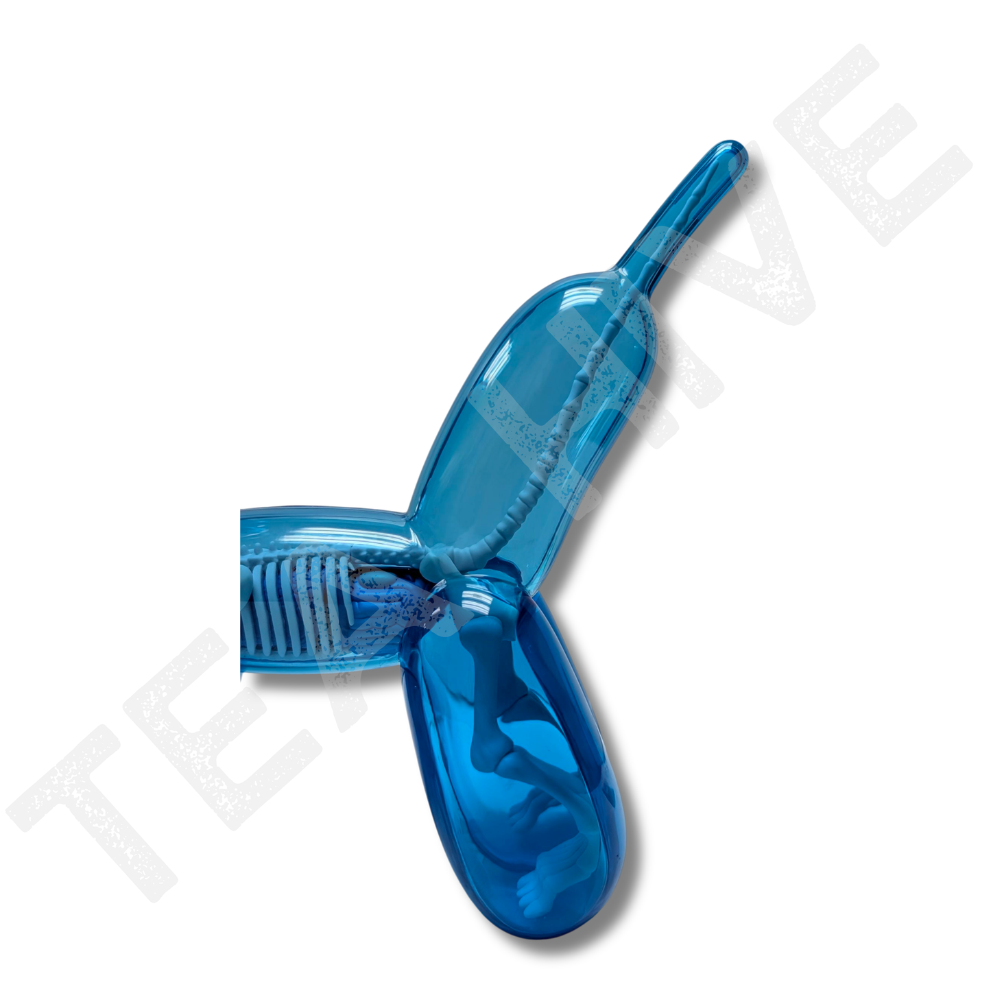 Funny Anatomy Balloon Dog (Sky Blue Edition) by Jason Freeny