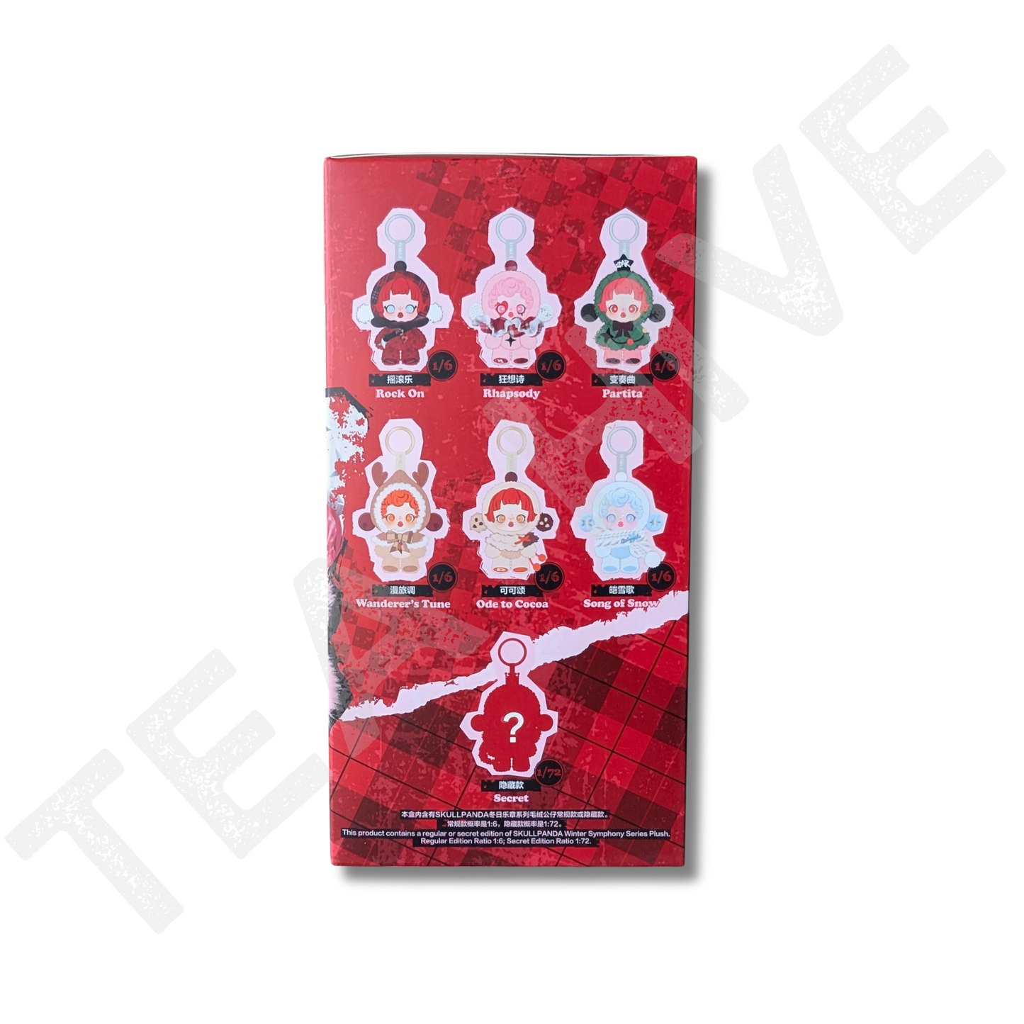 Pop Mart Skullpanda Winter Symphony Vinyl Plush Pendant Blind Box