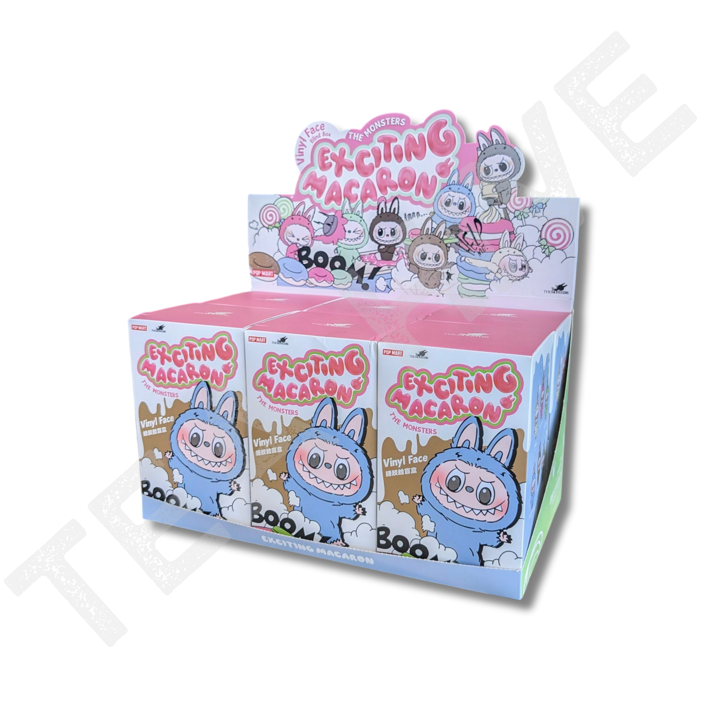 Pop Mart Labubu The Monsters Exciting Macaron Vinyl Plush Pendant Blind Box