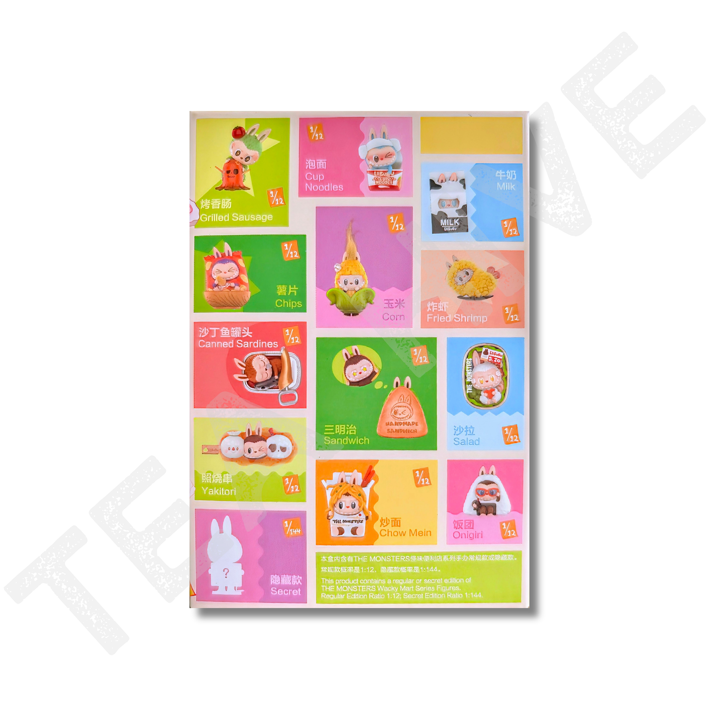 Pop Mart Labubu The Monsters Wacky Mart Figure Blind Box
