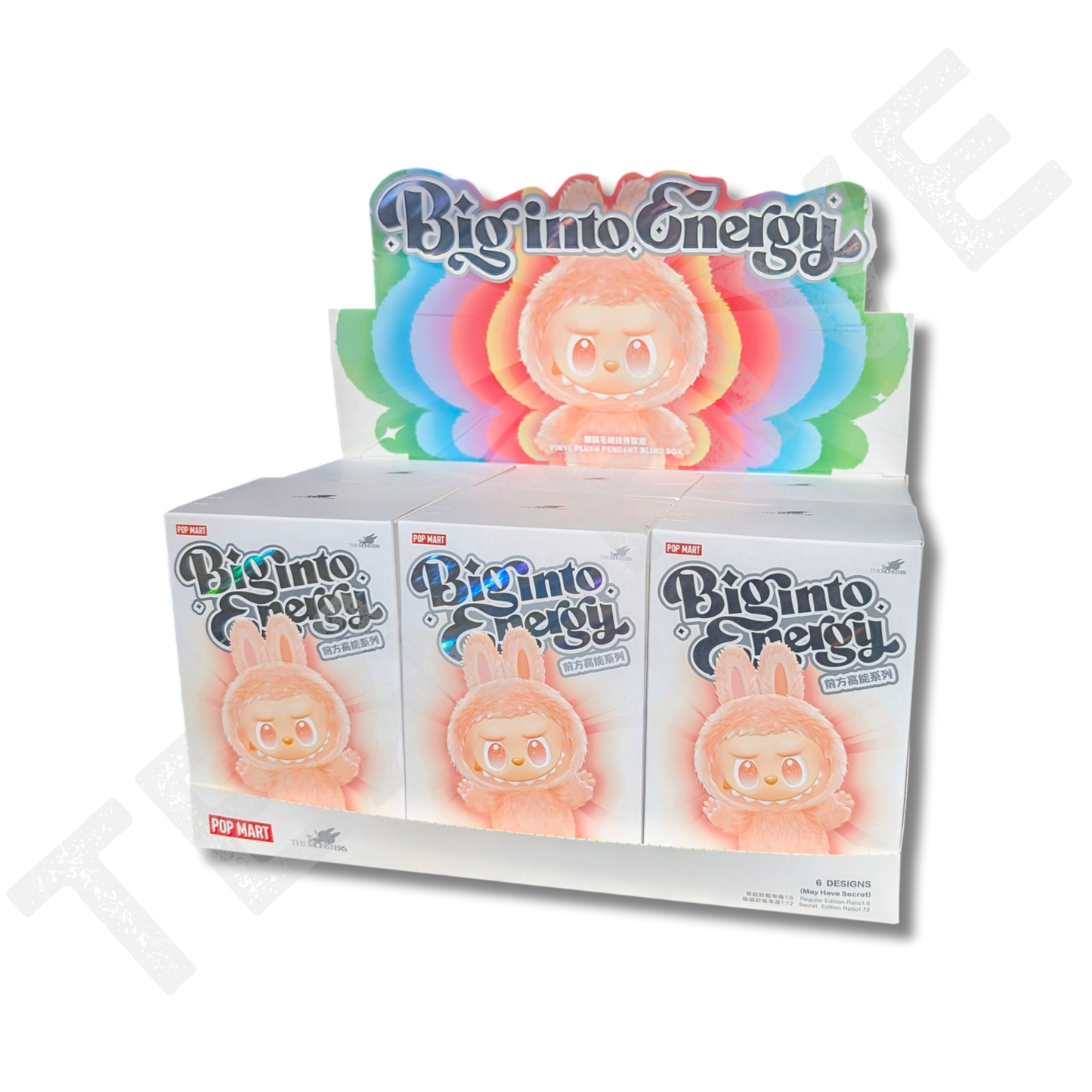 Pop Mart Labubu The Monsters Big Into Energy Vinyl Plush Pendant Blind Box